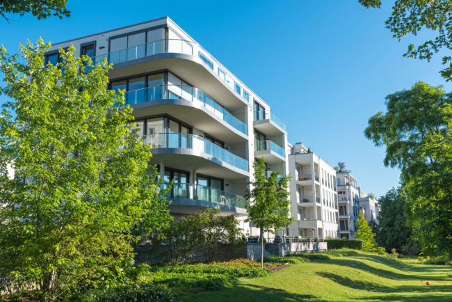 Modern apartment houses